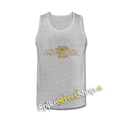 DREAM THEATER - Gold Logo - šedé pánske tielko