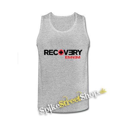 EMINEM - Recovery - šedé pánske tielko