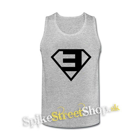 EMINEM - Superman Symbol - šedé pánske tielko