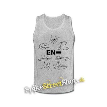 ENHYPEN - Symbol & Signature - šedé pánske tielko