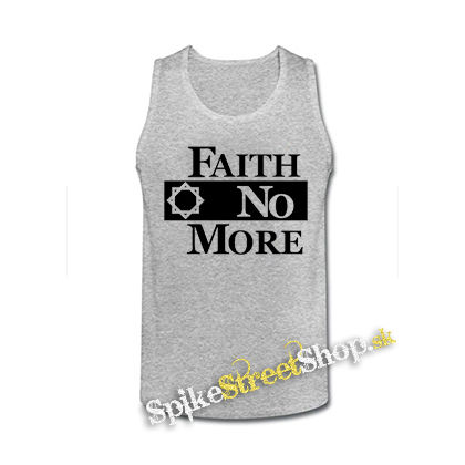 FAITH NO MORE - Logo - šedé pánske tielko