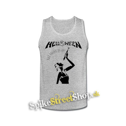 HELLOWEEN - Pink Bubbles Go Ape - šedé pánske tielko