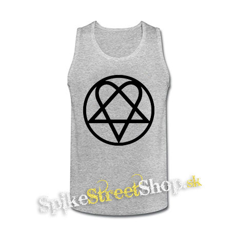 HIM - Heartagram - šedé pánske tielko