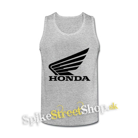 HONDA - Logo - šedé pánske tielko