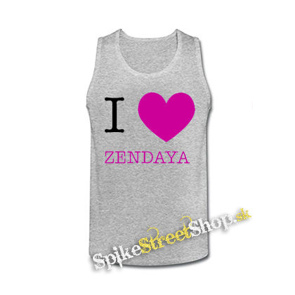 I LOVE ZENDAYA - šedé pánske tielko