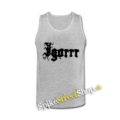 IGORRR - Logo - šedé pánske tielko