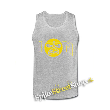 IRON MAIDEN - I Love Iron Maiden Yellow Eddie - šedé pánske tielko