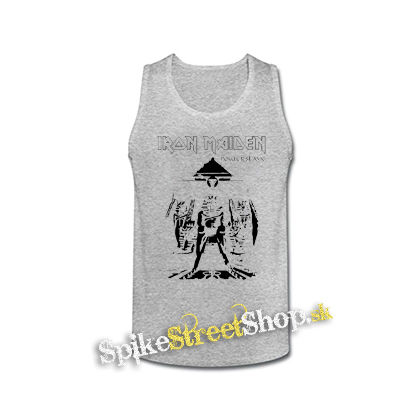 IRON MAIDEN - Powerslave - šedé pánske tielko