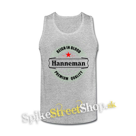 JEFF HANNEMAN - Hanneman Badge Trace - šedé pánske tielko