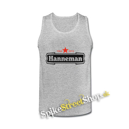 JEFF HANNEMAN - Logo - šedé pánske tielko