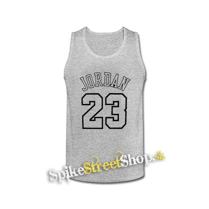 JORDAN 23 - Logo - šedé pánske tielko