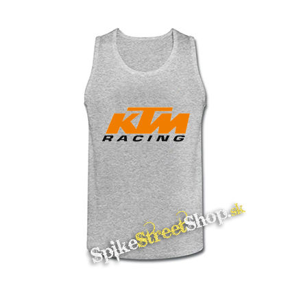 KTM RACING - Logo - šedé pánske tielko