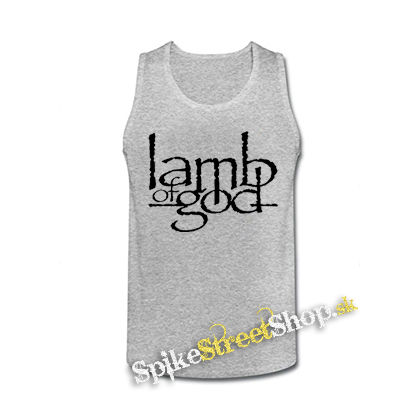 LAMB OF GOD - Logo - šedé pánske tielko