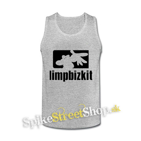 LIMP BIZKIT - Spray Logo - šedé pánske tielko