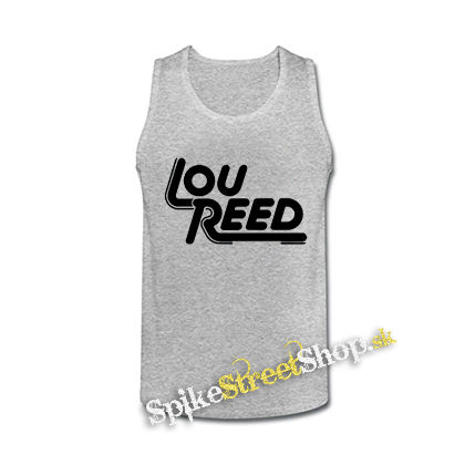 LOU REED - Logo - šedé pánske tielko