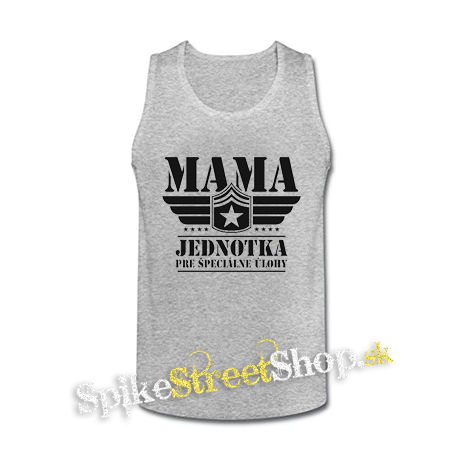 MAMA - Jednotka pre špeciálne úlohy - šedé pánske tielko
