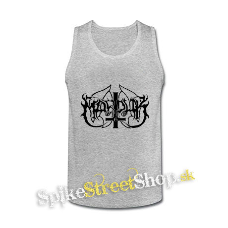 MARDUK - Logo White - šedé pánske tielko