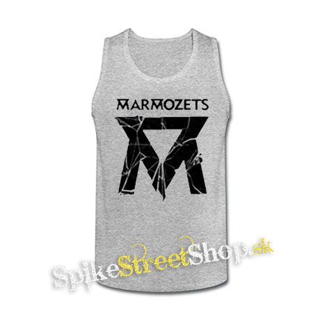 MARMOZETS - Smashed Logo - šedé pánske tielko