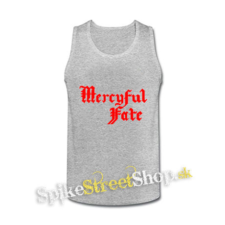 MERCYFUL FATE - Logo Red - šedé pánske tielko
