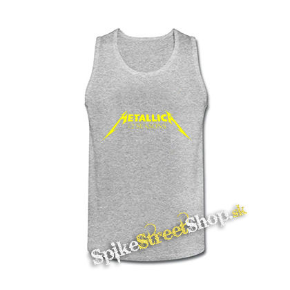 METALLICA - 72 Seasons Logo Yellow - šedé pánske tielko