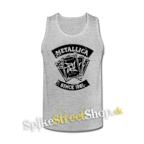 METALLICA - Since 1981 - šedé pánske tielko