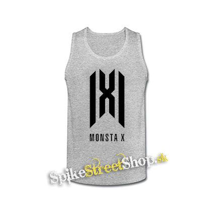 MONSTA X - Logo - šedé pánske tielko