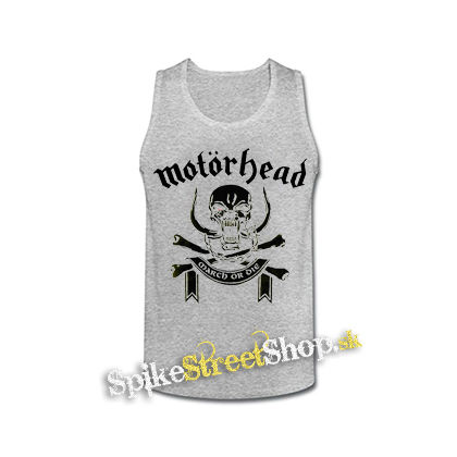 MOTORHEAD - March Or Die - šedé pánske tielko