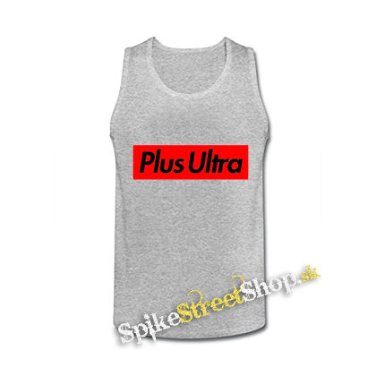 MY HERO ACADEMIA - Plus Ultra Skate Logo - šedé pánske tielko