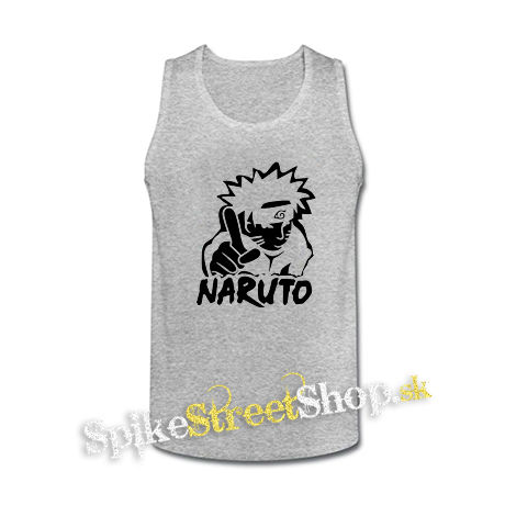 NARUTO - MANGA - šedé pánske tielko