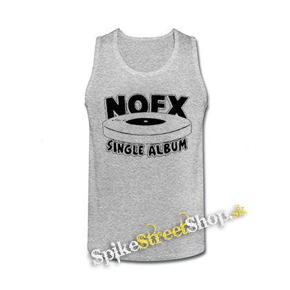 NOFX - Single Album - šedé pánske tielko