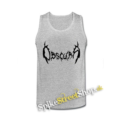 OBSCURA - Logo - šedé pánske tielko