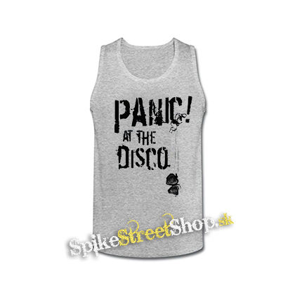 PANIC AT THE DISCO - šedé pánske tielko