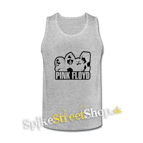 PINK FLOYD - Logo & Band - šedé pánske tielko