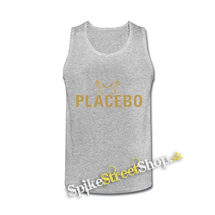 PLACEBO - Wings - šedé pánske tielko