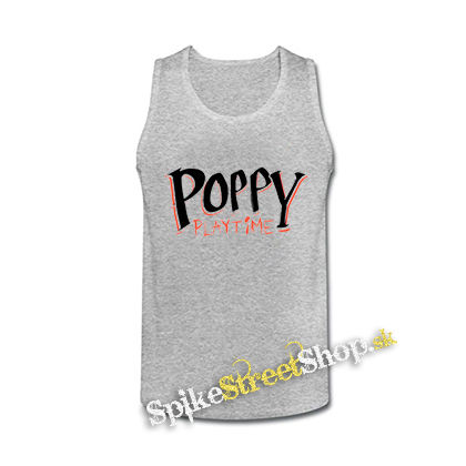 POPPY PLAYTIME - Logo - šedé pánske tielko