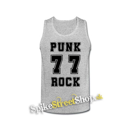 PUNKROCK 77 - šedé pánske tielko
