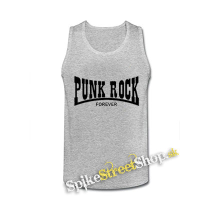 PUNKROCK FOREVER - šedé pánske tielko
