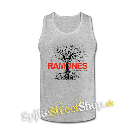 RAMONES - The Family Tree - šedé pánske tielko