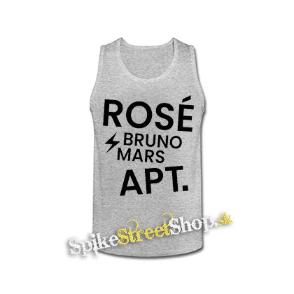 ROSÉ & BRUNO MARS - APT - Motive 1 - šedé pánske tielko