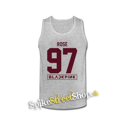 ROSÉ 97 - BLACKPINK - Pink Number Years - šedé pánske tielko