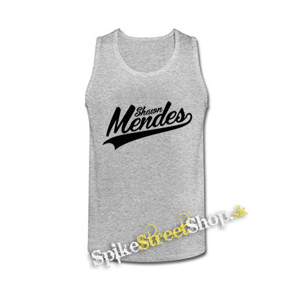 SHAWN MENDES - Logo - šedé pánske tielko