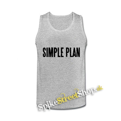 SIMPLE PLAN - šedé pánske tielko