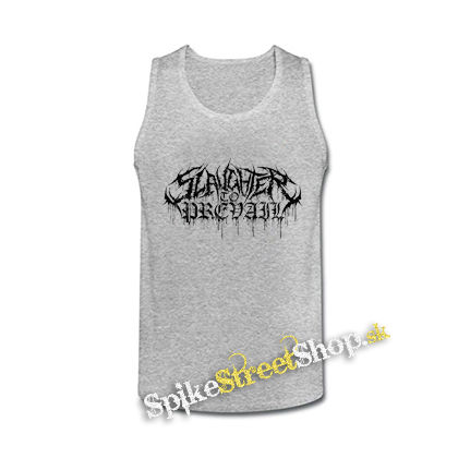 SLAUGHTER TO PREVAIL - Logo - šedé pánske tielko