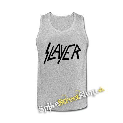 SLAYER - Logo - šedé pánske tielko