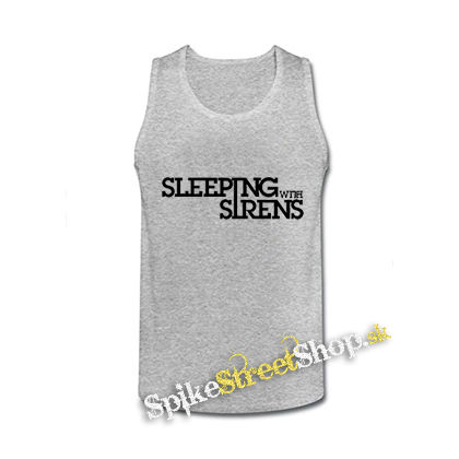 SLEEPING WITH SIRENS - Logo - šedé pánske tielko