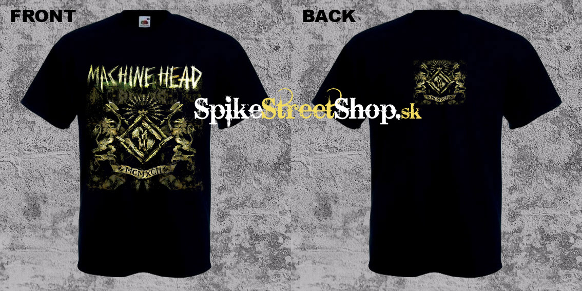 MACHINE HEAD - MCMX - čierne pánske tričko