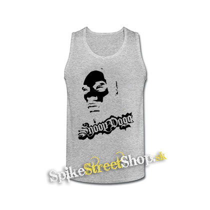 SNOOP DOGG - Logo & Portrait - šedé pánske tielko