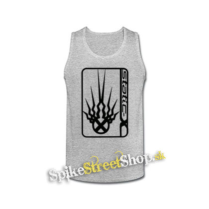 STATIC-X - Logo Symbol - šedé pánske tielko