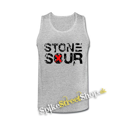 STONE SOUR - Logo - šedé pánske tielko