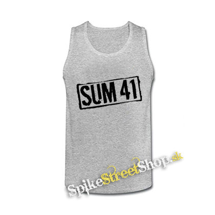 SUM 41 - Logo - šedé pánske tielko